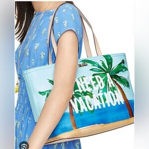 Kate Spade Breath of Fresh Air I Need a Vacation Large Tote
Beach Sun and Sand